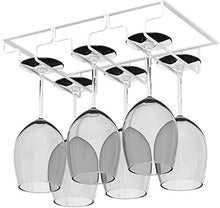 Classico 3 Slot 6 Coppe metallo Parete Wine placcato |Champagne in vetro Rack |Gancio di vetro, supporto di vetro, sotto pensile di vetro di vino di Champagne Calici Calici supporto della cremagliera