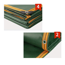 LILIS Mobili da giardino Copre PVC Rivestito Telone Esterna Ispessimento Tenda Tela (Colore: Verde, Dimensioni: 6X6M)