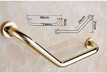 Maniglioni da Bagno Robusto Non Slip Supporto Handicap Grab Bar Rame Vasca da Bagno corrimano Maniglia di Sicurezza/Scale Sedia a rotelle Anziani Slippery Accessori da Bagno