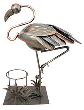 Brubaker Portabottiglie per Vino Flamingo - Deco-Object Metal - con Biglietto di Auguri