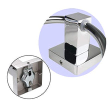Anello Porta Asciugamani e Salviette da Bagno, Appendi Strofinacci da Parete Rotondo Ø 15 cm, con Finitura Cromata Lucida