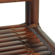 Tidyard Comodino Camera da Letto in bambù Marrone Scuro con Cassetto e Ripiano,Comodino in bambù,Comodino in Bamboo,Comodino Cameretta in bambù,Comodino Portaoggetti in bambù 45x45x40 cm