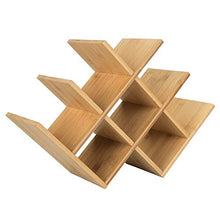 mDesign Scaffale per Bottiglie di Vino e Birra – Pratico portabottiglie in Legno – Organizer in Legno per 8 Bottiglie – Color Naturale