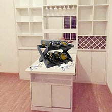 Portabottiglie in bambù, Scaffale per Bottiglie di Vino portabottiglie per bottiglie di vino, impilabile, orizzontale,supporto per vino, per 6 bottiglie, pronto da montare, Con 2 apribottiglie