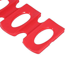 ALUYF Bottiglie di Vino in Silicone per Frigorifero Tappetino portabottiglie Vino lattine per Bevande gassate di Birra lattine per Vino organizzatore e ausilio per l'impilamento Rosso e Verde