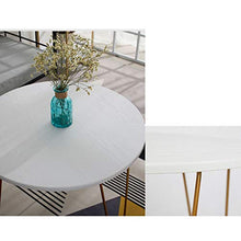 Yyqx Comodino Tavolino da caffè Semplice in Ferro battuto in Balcone, armadi Laterali del Divano, tavolino Minimalista Nordico Comodini Letto