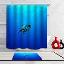 LIYAN Combinazione Bagno. Immagini Chiare E Colori Vivaci Rendono Il Tuo Bagno Pieno di Vita. Accessori da Bagno. Tartarughe Nell'Oceano.