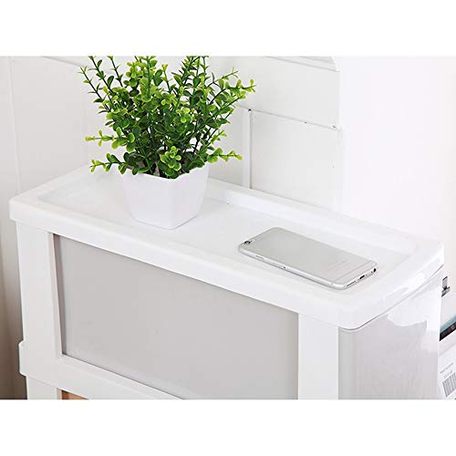 SuDeLLong Cassettiere in plastica per Abbigliamento Cassetto Governo di immagazzinaggio for la Camera da Bagno Alti Ripiani Tallboy Armadio unità Multipla di Colore