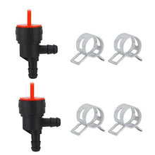 Rockyin 2 Pezzi 90 Gradi Arresto del combustibile valvola a Misura di Briggs & Stratton 698.181 494.539 697.944