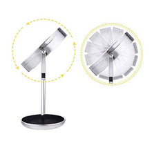 AJH Specchio per Trucco LED Portatile, Illuminato con Specchio cosmetico a LED Luminoso, Specchio ingranditore 5X Specchi da Barba su Due Lati Specchio da Bagno Touch Screen da appoggi