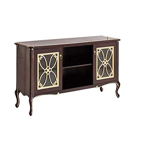 COUYY Credenza in Legno Massiccio Credenza Armadio Locker Governo di immagazzinaggio Credenza Semplice