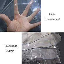yunyu Telo Trasparente Impermeabile Heavy Duty Car Boat Copertura Antipioggia Tenda da Campeggio per rimorchio con Occhielli e Bordi rinforzati, 350 g/m