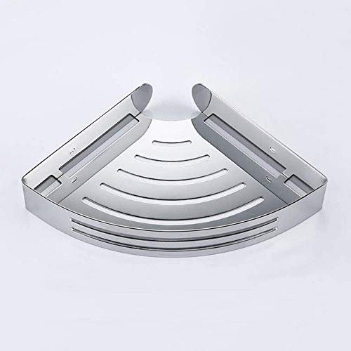 UWY Mensola angolare Moderna per Bagno SUS 304 Supporto per Organizer in Acciaio Inossidabile Cesto portaoggetti Portaoggetti per Doccia a Parete con Supporto per Doccia a Parete