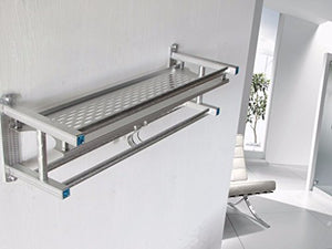 MBYW Portasciugamani Moderno Minimalista Portasciugamani Elegante per Il Bagno di Moda Portasciugamani portasciugamani da Parete in Alluminio Bagno Appendiabiti da Parete