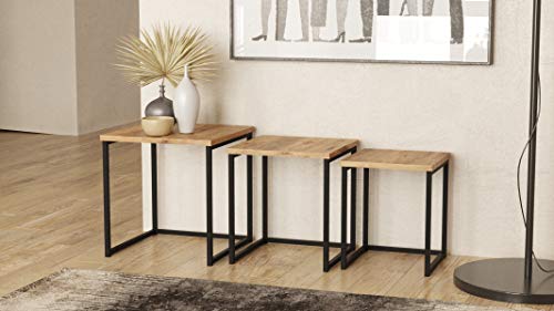 Tavolino Da Caffè Moderno Con Due Ripiani - Legno Bianco E Gambe In Faggio, 90x60x40 Cm, Per Soggiorno E Giardino