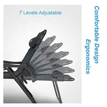 Sywlwxkq Sedia Relax da Ufficio da Balcone Sedia da Giardino reclinabile Extra Larga per Adulti Sedia Portatile Pieghevole in Metallo Resistente, sedie a Sdraio, Sedia a gravità Zero, sedie