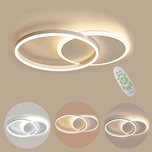 Moderna Soffitto Del LED, 36W 3600lm Alluminio Della Lampada Del Soffitto, 3000K ~ 6000K Dimmerabili, Luci Di Soffitto For Il Salone, Bambini, Camera Da Letto A Soffitto, Dimensione L55 * W40 * H6CM