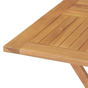 FAMIROSA Set da Pranzo da Giardino 5 pz in Legno Massello di Teak-9583