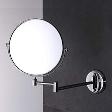 WM Rame Rotondo Doppio Lato Pieghevole Bagno Specchio Trucco Specchio Ingrandimento Metallo Hotel Specchio Specchio - 12.11