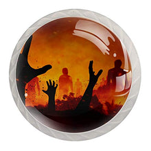 Buon Halloween (2) 4 PCS Pomelli per Porta, Pomolo per Mobile, Pomelli per Mobili con Viti, Maniglia per Armadietto, Pomelli per Porta, Pomelli per Cassetti per Porta, Armadio, Cassetto e Credenza