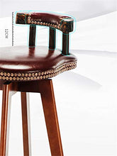 Home Bar Furniture AYQ- Retro Sedia, con Schienale in Legno Sedia Girevole Bookstore Cafe Bevande Shop possibilità Sgabello di Uso della casa Multifunzionale Dining Chair Sedia da Reception