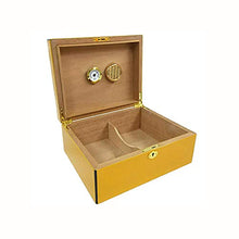 LGW Humidars Cigar Humidor - Scatola humidor su Lucido 50~75 CT Cigar Humidor Cigar Box sigari con HygrometerCuban mantenerlo Fresco .Scatola di immagazzinaggio di cigari di Grande capacità