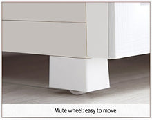 ZAT Cassetto di stoccaggio in Stile Europeo Armadio Grande di plastica for Bambini Armadio di stoccaggio Camera da Letto Soggiorno Cassettone (Color : White)