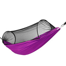 HO-TBO - amaca da campeggio per 2 persone, anti-zanzara, da appendere, pieghevole, portatile, durevole