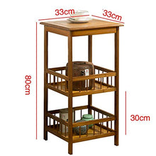 DGHJK Mobili per la casa, Divano Tavolino da Soggiorno Tavolo da Telefono in bambù Tavolo angolare Scaffale a 3 Livelli con cassetto Comodino Camera da Letto