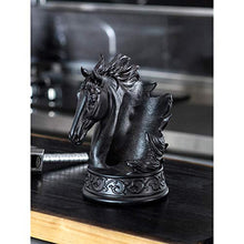 XLBAXLJ Dark Horse Wine Rack, Fumetto Creativo Sveglio del Vino della casa cremagliera Champagne Decorazioni per la Veranda Ufficio Soggiorno Camera da Letto