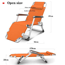 DSHUJC Lounge Patio Pieghevole reclinabile, Sedia a Sdraio Oversize con braccioli massaggianti Supporto in Tessuto Teslin 300 libbre per Patio Prato Giardino Spiaggia