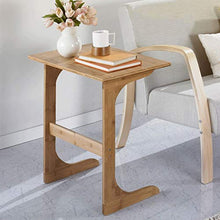 LICHUAN Tavolino da comodino in bambù semplice da comodino, comodino moderno e pigro tavolo per notebook tavolino End Table Facile da montare (Dimensioni: Large)