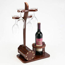 LHQ-HQ Casa Bar e caffè Wine Rack di Legno Solido Wine Rack Retro Europeo Creativo Vino Stile Rack Decorazione Semplice Wine Rack Locker