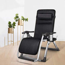 Generic Brands Comoda Sedia a Dondolo Zero Gravity Chair con Cuscino Traspirante, Zero Gravity Pausa Pranzo Pieghevole Letto per pisolino Balcone Schienale per Il Tempo Libero Cool Chair
