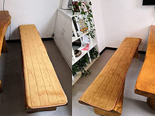 Yzzseason, cuscino per sedia da giardino per interni ed esterni, cuscino per panca da 2 3 4 posti, morbido cuscino da giardino (marrone, 40 x 100 cm)