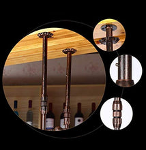 FCXBQ Portabottiglie da Vino Appeso Europeo Portabottiglie da Vino/Appeso Portapiatti di Vetro rovesciato/Creative Home Bar/Portabottiglie Appeso Portabottiglie da soffitto Portabottiglie da