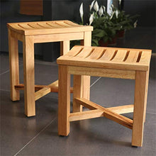 Accessori da bagno - Bagno in legno massello impermeabile antiscivolo Stabile Sicurezza Comfort Bath Chair cambiare le scarpe Sgabello anziani / disabili / incinta superficie curva presidente Max.250k