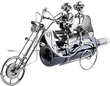 BRUBAKER Portabottiglie da vino regalo - coppia in motocicletta