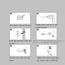 Maniglioni da Bagno Bagno a Forma di T Grab Bar bracciolo corrimano, Anziani bagni for disabili, Sicuro e Sgomberata Balance Support Canne Accessori da Bagno