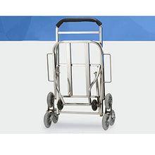 Carrello Portapacchi Carrello in Acciaio Inox Pieghevole Carrello Portatile Pieghevole