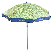 Pierre Cardin, Verde, Linea Aruba, Ombrellone Spiaggia Taormina, Raggi, palo Acciaio, Cotone, 200 cm