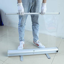 Stand-up Roll-up Banner-Protezione da Starnuto Portatile Adatta per Uffici, Negozi, Ristoranti, ECC.