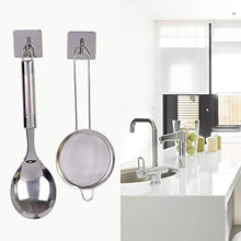 oFami Ganci Portasciugamani,Gancio Adesivo,Cappotto Gancio Del Tovagliolo Acciaio Inox Bagno Cucina 3m Autoadesivo