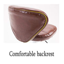 LF- Bar Stool Bar Stool Moda Creativa Bar Chair Casa Schienale Alto Seggiovia Bar Stool Rotante ad Alta Sgabello Sgabello Colazione Ristorante Ascensore Sgabello semplicità (Color : Gray)