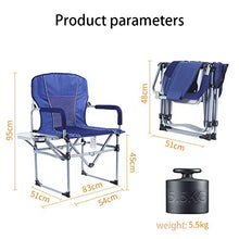 XER Sedia pieghevole da campeggio, pratica e portatile, leggera e resistente, con portariviste e portabicchieri, per piscina, patio, cortile, salone di bellezza, ufficio, rosso