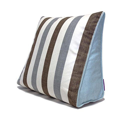 CJC Cuscini Schienale Federa Tessile Supporto Lombare Collo Gamba Indietro A Strisce Reticolo Cuneo Cuscino Riposo Lettura (Colore : T6, Dimensioni : 45x40x15cm)