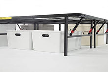 Amazon Basics - Base pieghevole per materasso, si monta senza attrezzi, con spazio di conservazione sottostante, 90 x 190