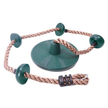 ROSEBEAR Altalene di Corda da Arrampicata Esterna Scala di Corda per Sedile Altalena a Disco in Plastica Accessori Altalena per Giochi (Verde)