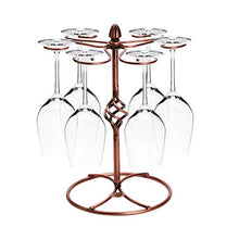 LXH-SH Cremagliera del Vino Nana attaccatura del Supporto di Calici, freestanding 6 Ganci Tazza del Vino Gancio Basamento del Vino Calici Cabinet 23x23x29cm scaffali Vino contatore