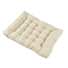 [en.casa] Cuscini per Divano Palette Euro - mobili DIY - Cuscini Divano per Palette per Dentro - Ideale per Salotto - Giardino d´Inverno (1 x Cuscino per Il Sedile e 2 x Cuscino per Schienale) Beige